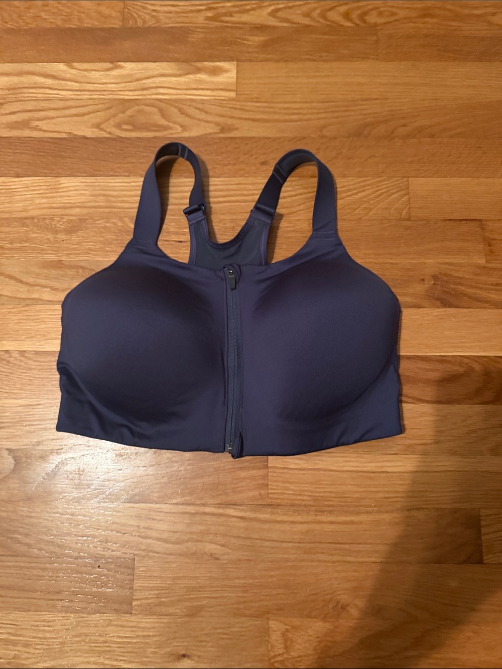 Calia‎ Front-Zip Sports Bra - Navy